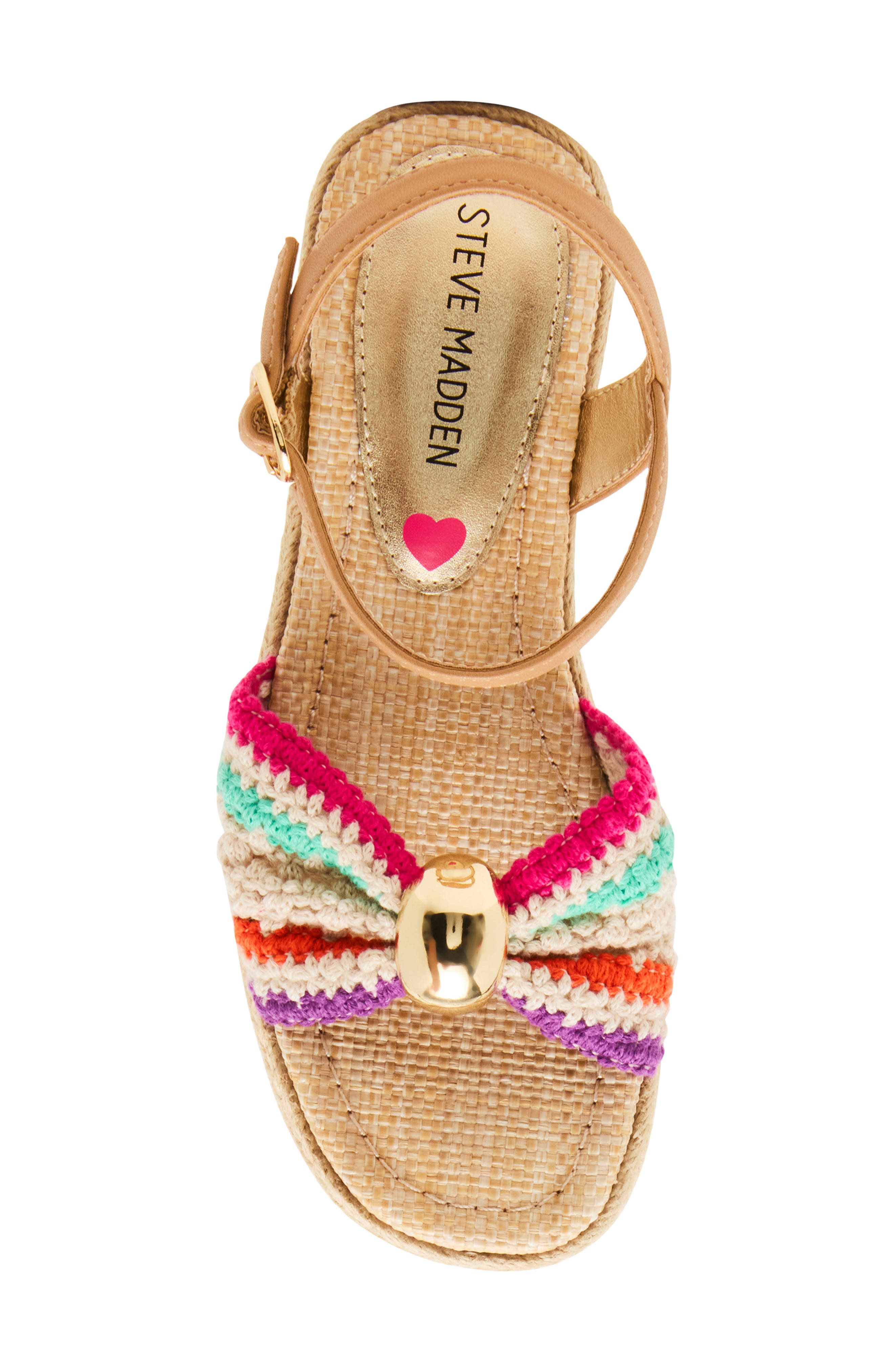 Steve Madden Kids' JChyna Espadrille Sandal, Alternate, color, Rainbow Multi