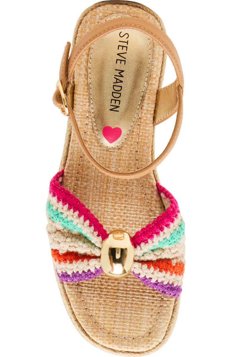Steve Madden Kids' JChyna Espadrille Sandal, Alternate, color, Rainbow Multi
