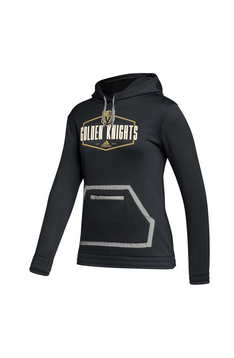adidas Women's adidas Black Vegas Golden Knights Team Pullover Hoodie, Alternate, color, 