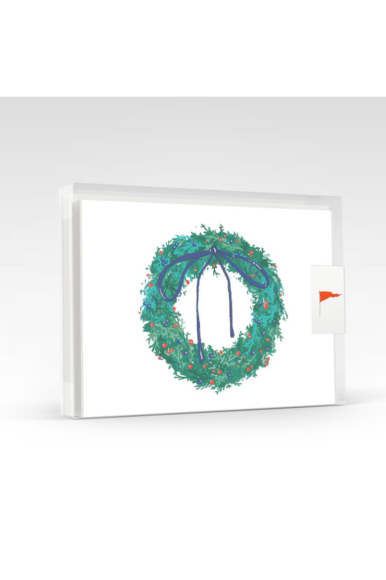 Wreath Greeting Card Pack Set, Main, color, Multi-Pack
