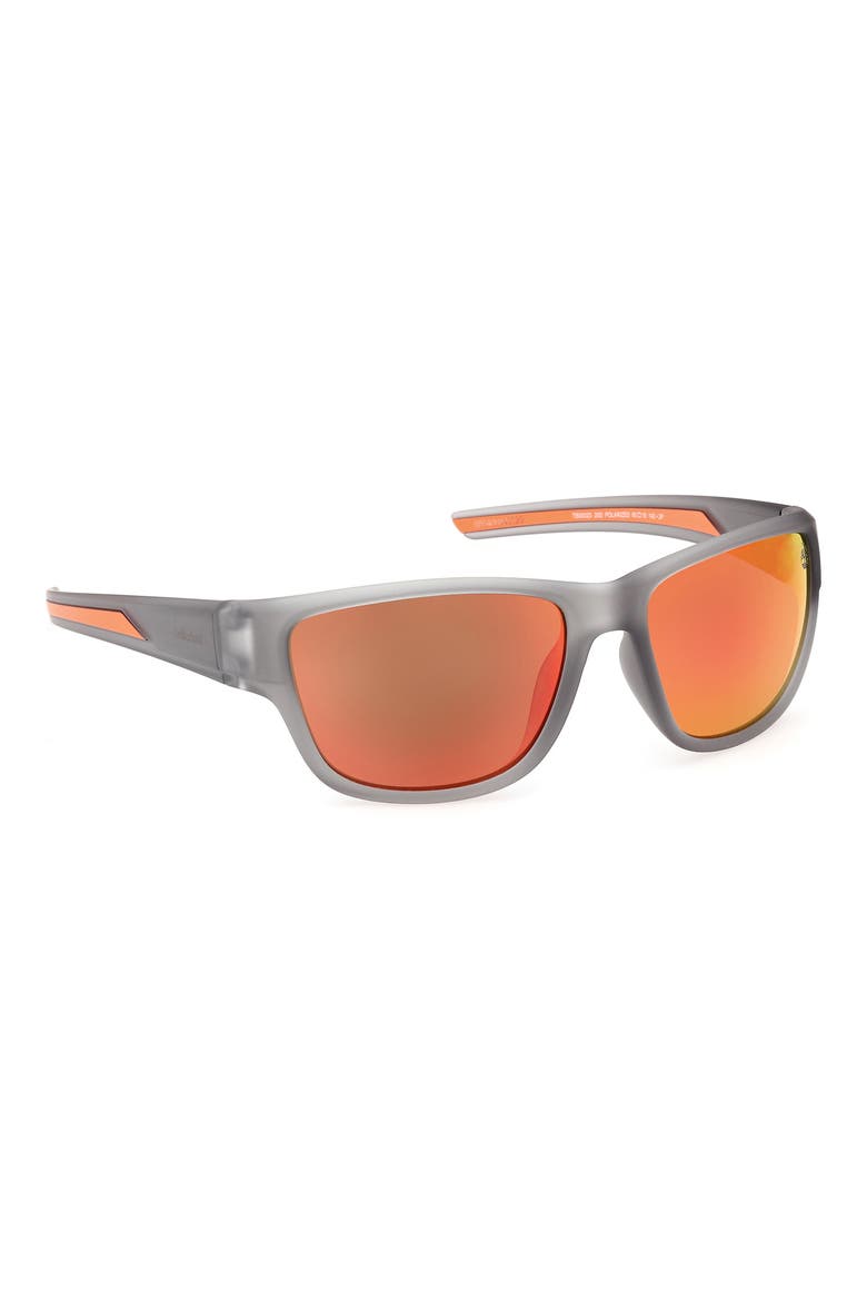 60mm Sunglasses, Alternate, color, GREY/ OTHER / SMOKE POLARIZED