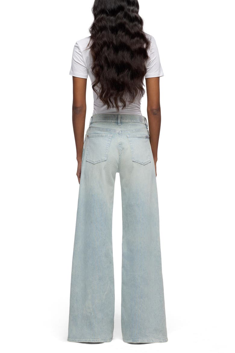 Lotta High Waist Wide Leg Jeans, Alternate, color, STRIPES