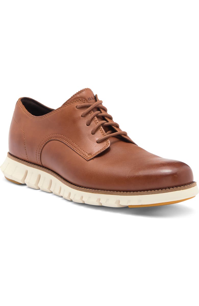 Cole Haan ZeroGrand Plain Toe Oxford, Main, color, British Tan Ivory