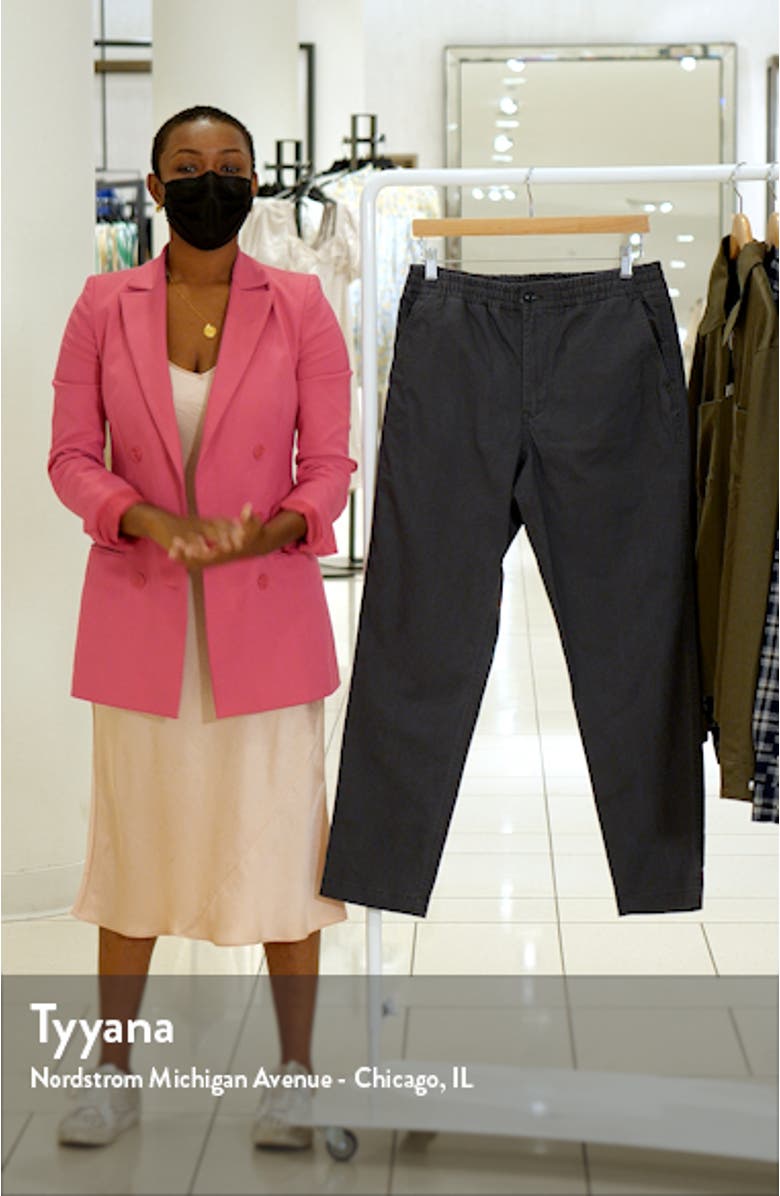 Men's Classic Tapered Fit Elastic Waist Chinos, sales video thumbnail