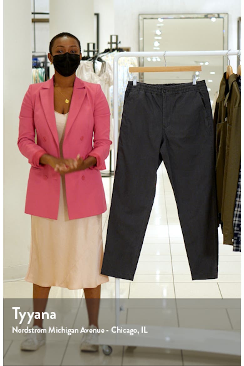 Men's Classic Tapered Fit Elastic Waist Chinos video