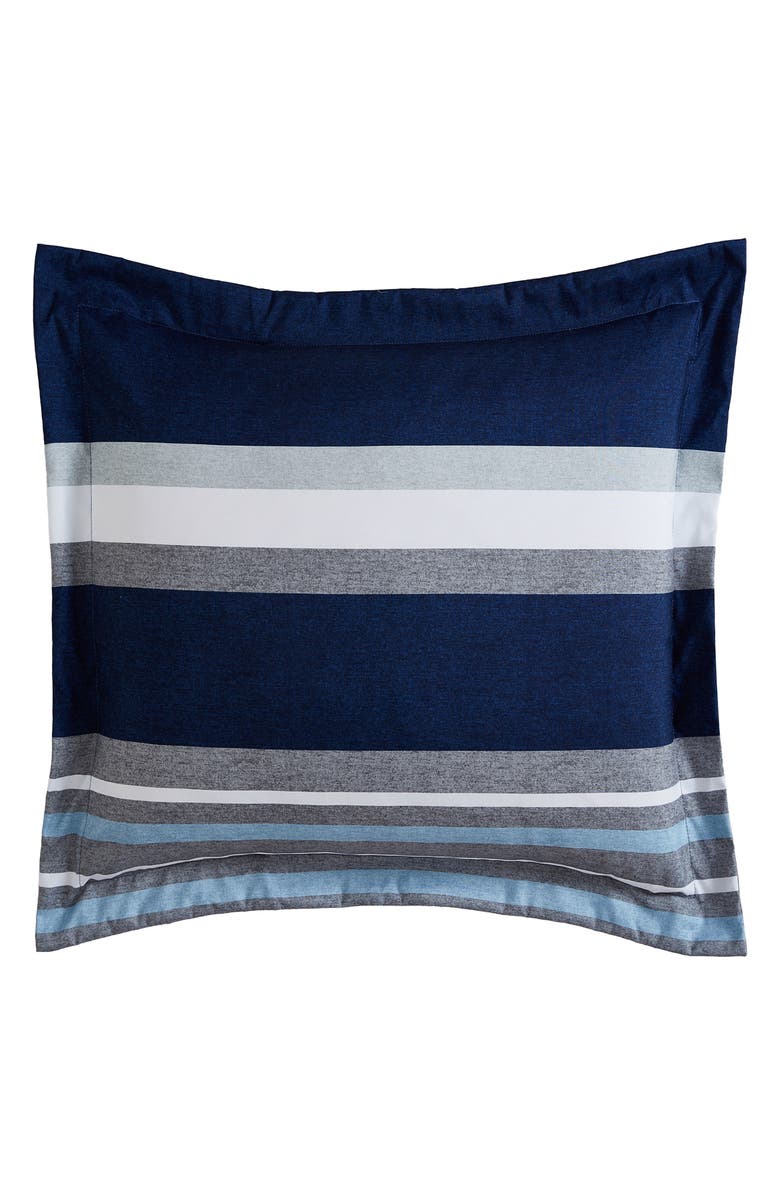 Nautica Heathered Block Stripe Comforter Set, Alternate, color, Grey