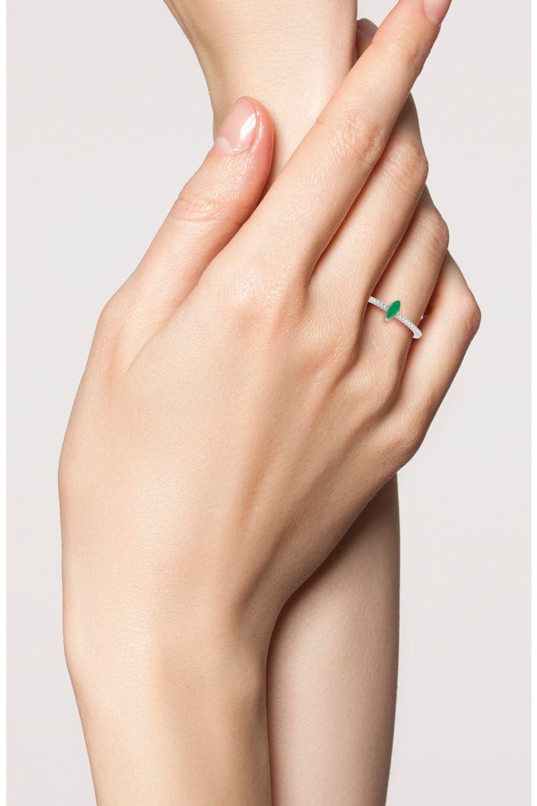 Marquise Stone Ring, Alternate, color, SILVER