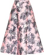 Maison Common Printed Micado Skirt