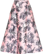 Maison Common Printed Micado Skirt
