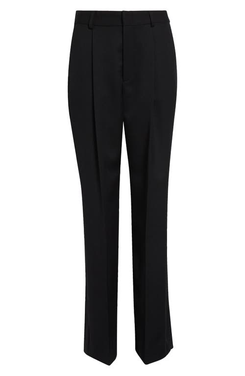 Victoria Beckham Tailored Straight Leg Trousers In Black