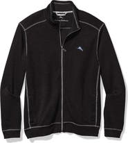 Tommy Bahama Tobago Bay Slub Rib Zip Front Jacket