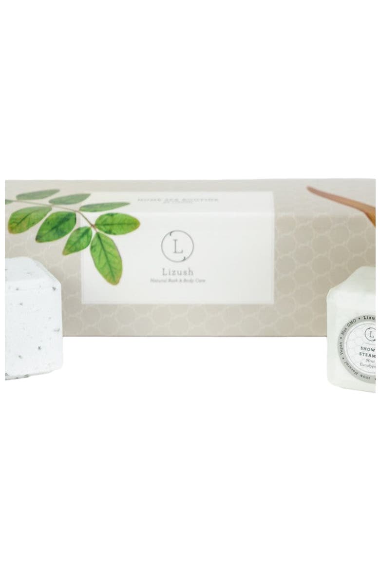 Earthy Shower Steamer Gift Set, 5 Refreshing Shower Steamers for Men & Women, Alternate, color, White with pastel labels
