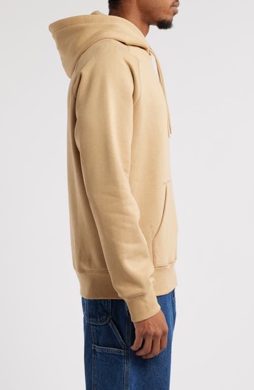 Carhartt Work In Progress Chase Fleece Hoodie In Brown