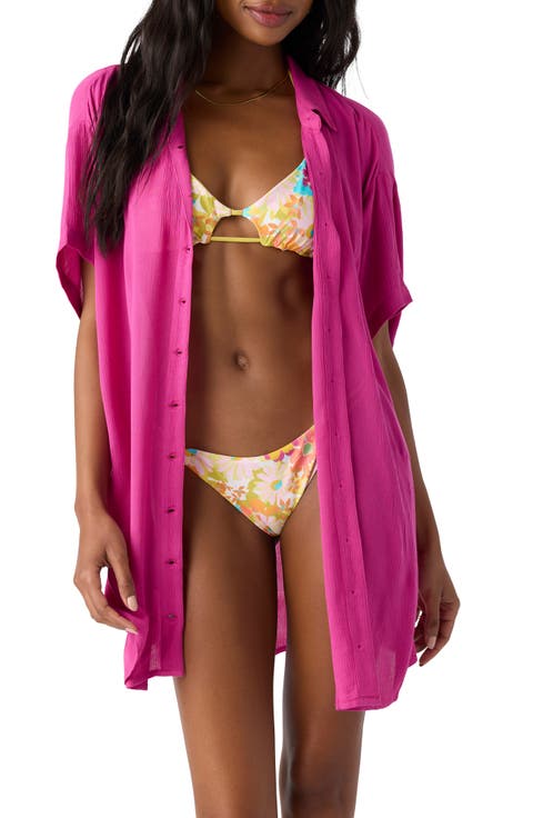 Women's Collared Swimsuit Cover-Ups, Beachwear & Wraps