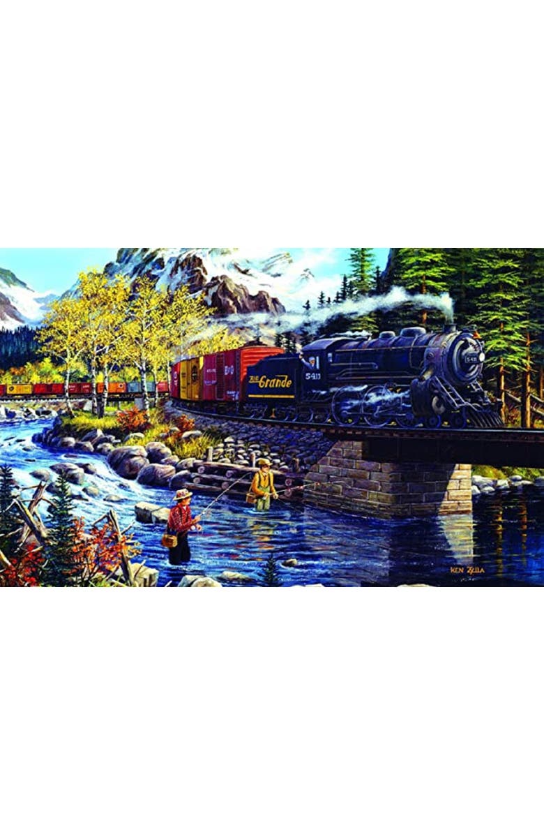 Sunsout Cascade Run 550 piece Jigsaw Puzzle for Adults, Alternate, color, Multicolor