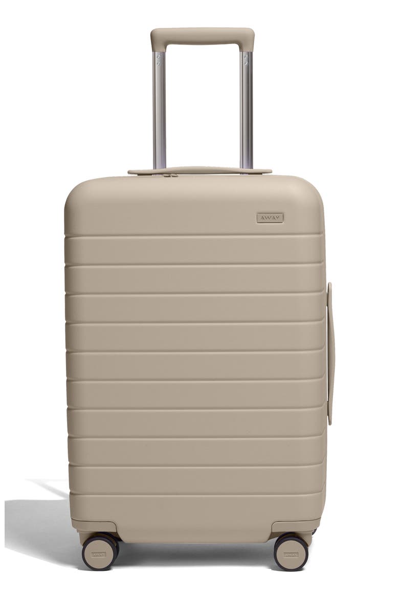 The Bigger Carry-On Flex Hardside Spinner Suitcase, Main, color, DUNE TAUPE