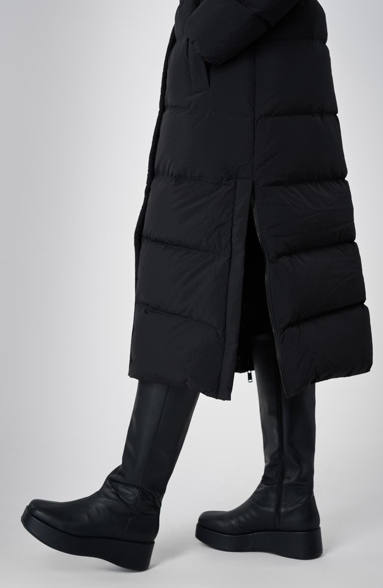 The Recycled Planet Company Vada Belted Water Repellent Puffer Coat, Alternate, color, 