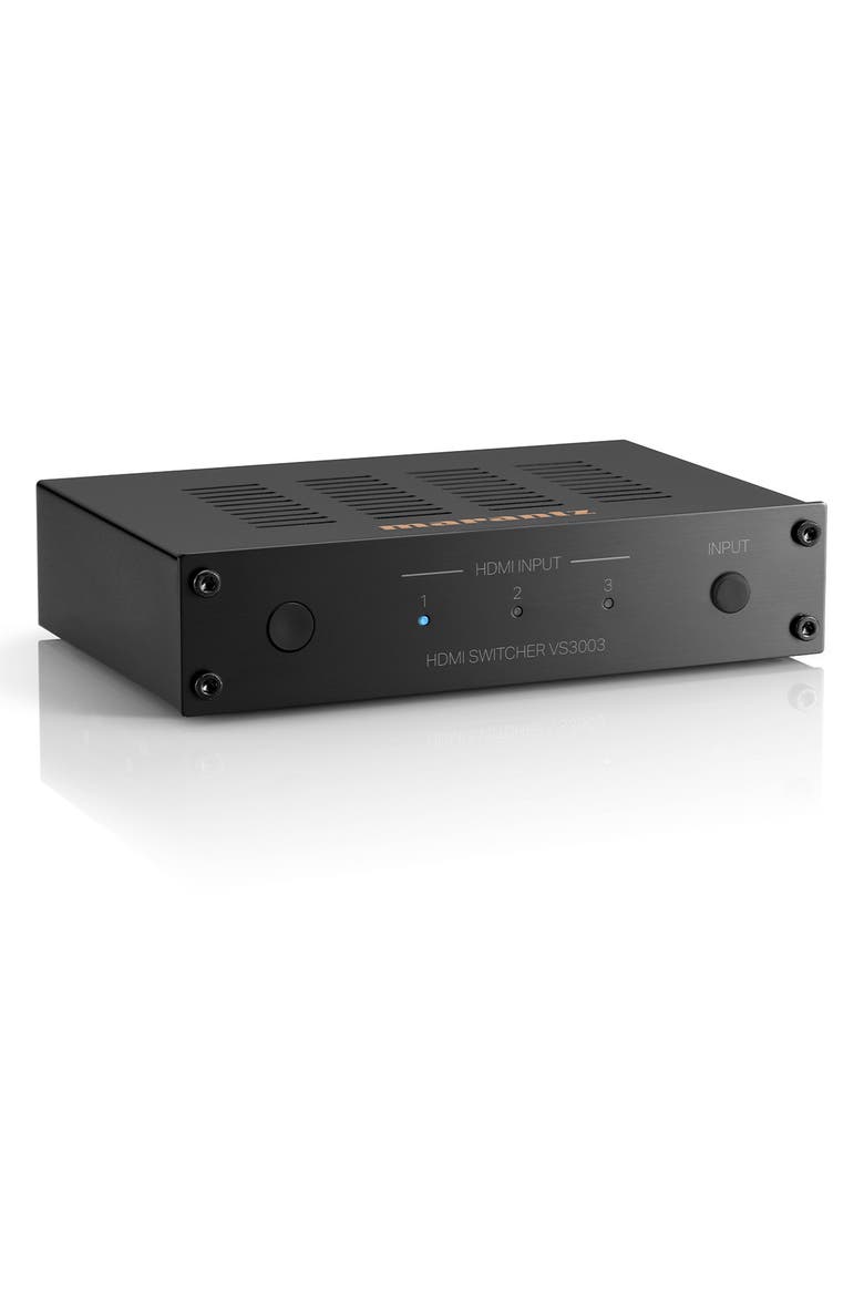VS3003 3 In and 1 Out HDMI Switcher, Alternate, color, Black