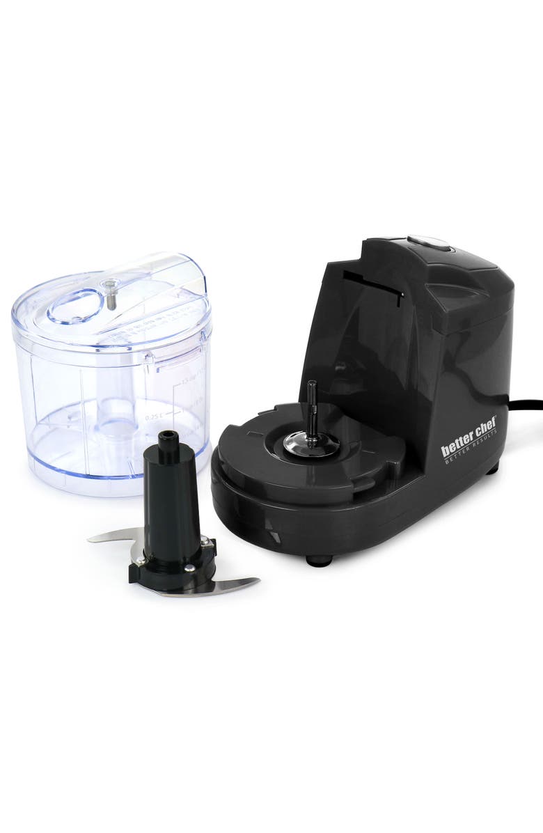 Better Chef 1.5 Cup Safety Lock Compact Chopper in Black, Alternate, color, Black