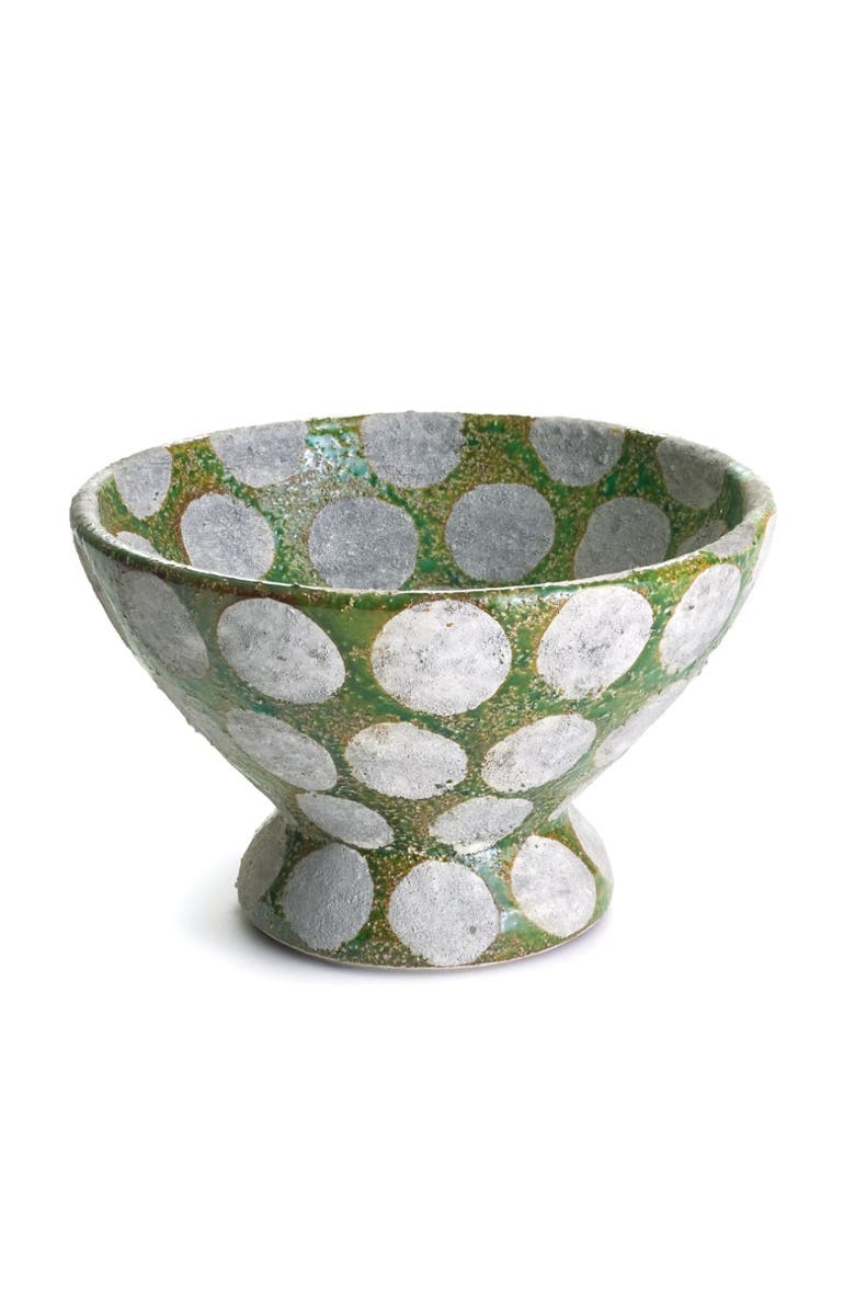 Napa Home & Garden Kiley Footed Bowl, Main, color, Green