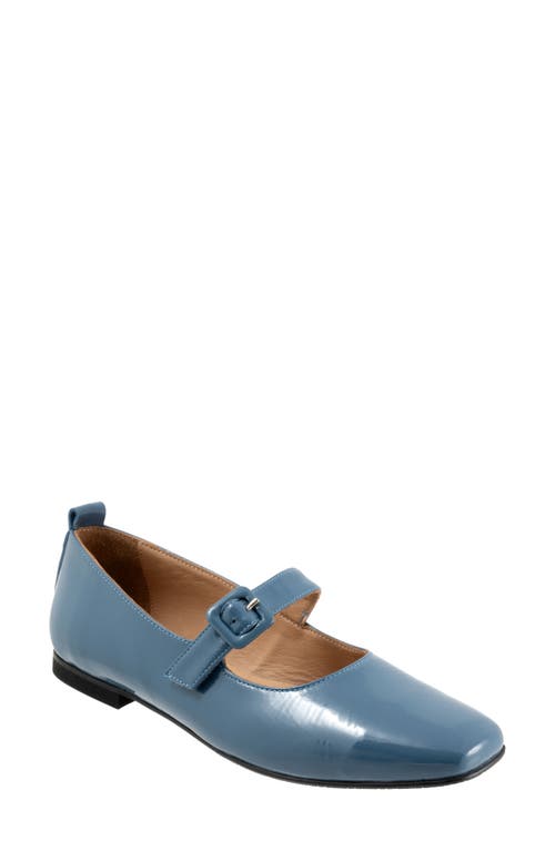 Bueno Eliana Mary Jane Flat In Blue