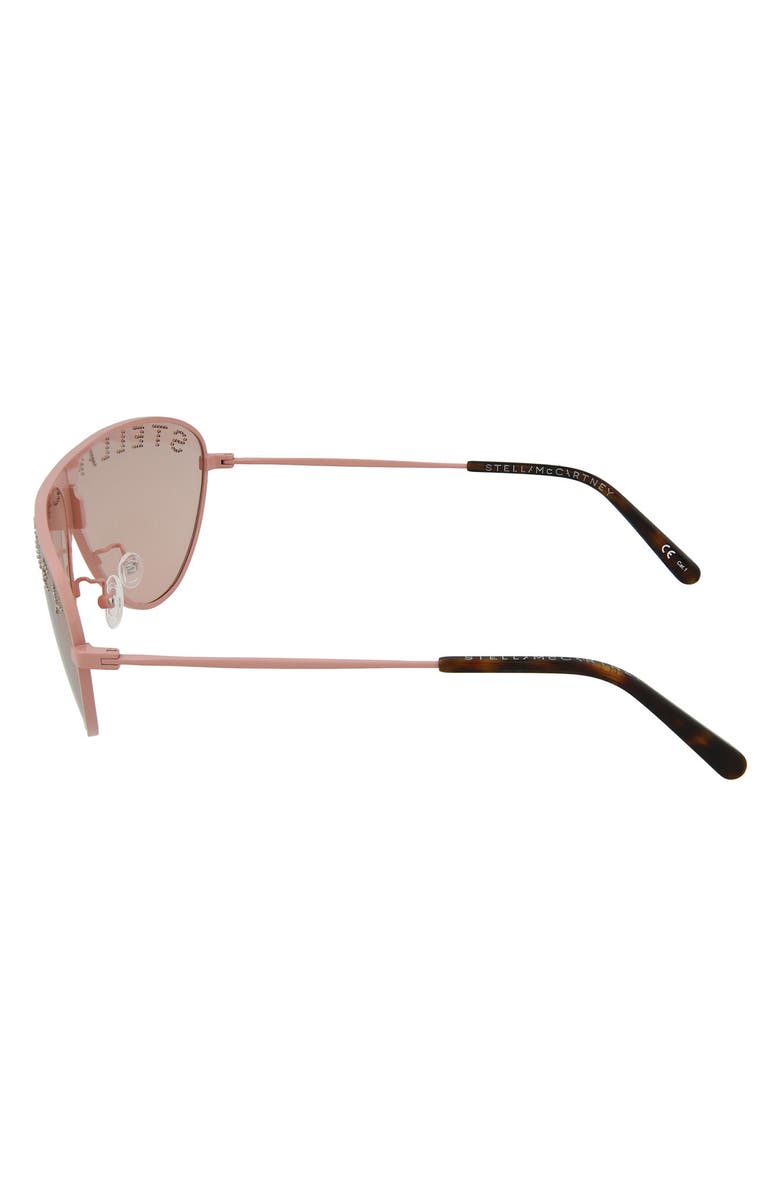 Stella McCartney 99mm Shield Sunglasses, Alternate, color,