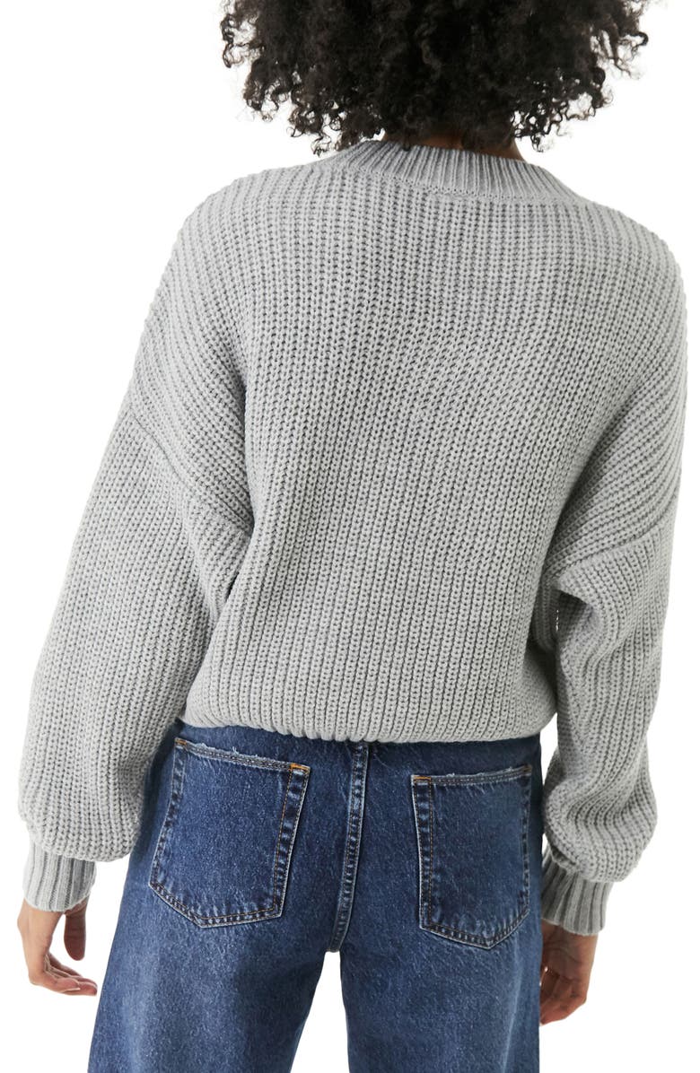BDG Urban Outfitters Shaker Stitch Crop Sweater, Alternate, color,