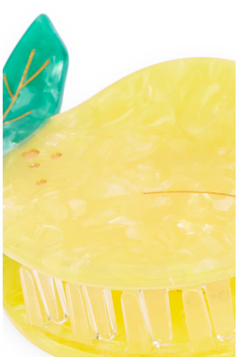 Lemon Claw Hair Clip, Alternate, color, YELLOW