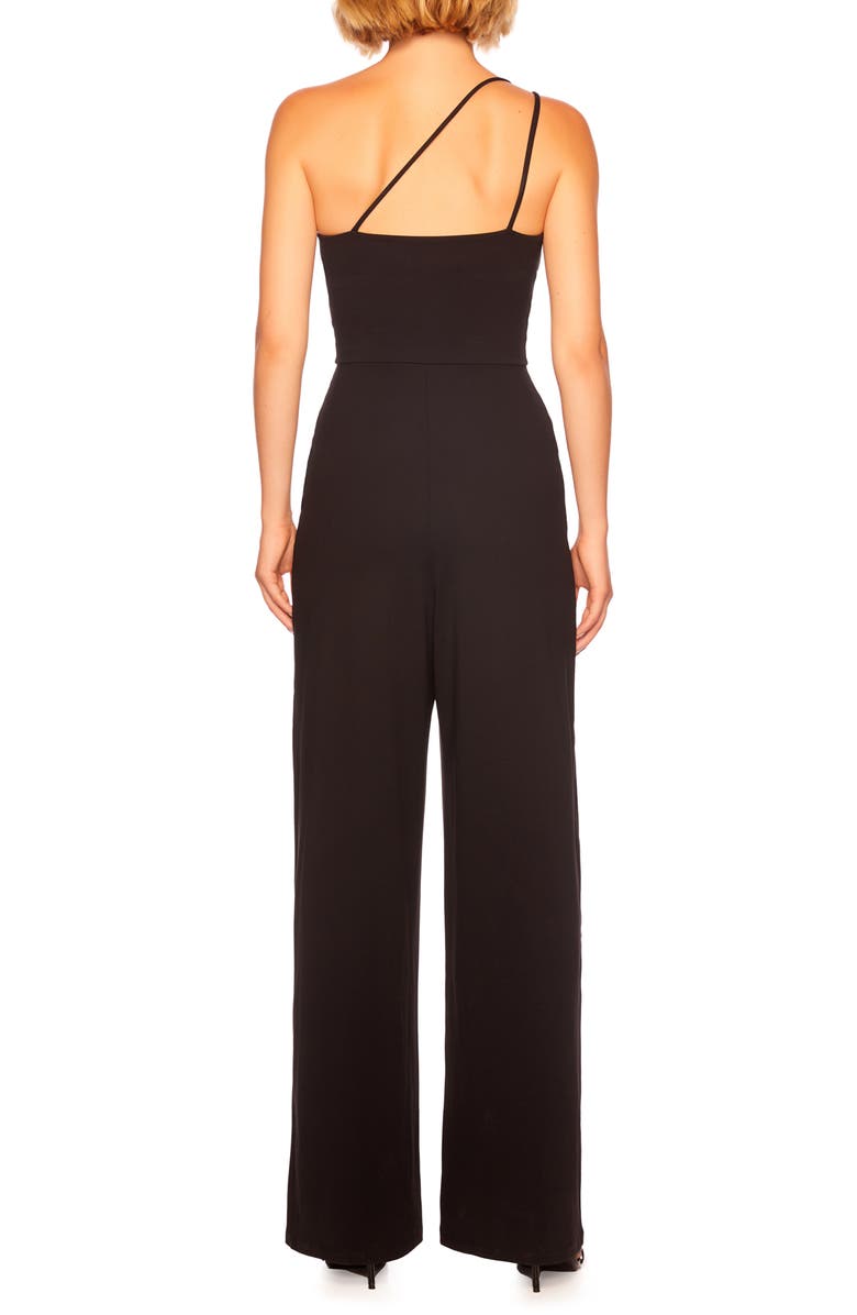 Susana Monaco Double String One-Shoulder Wide Leg Jumpsuit, Alternate, color,