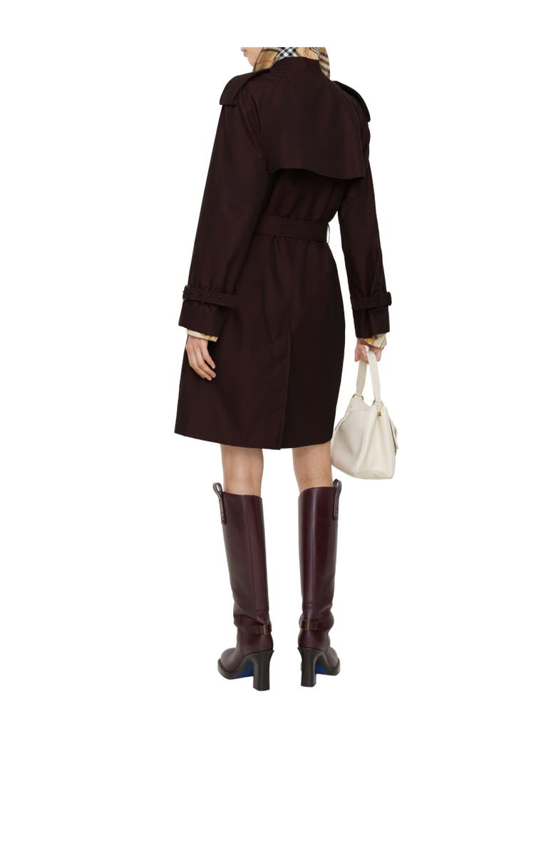 Burberry Mid-length Gabardine Castleford Trench Coat, Alternate, color, 