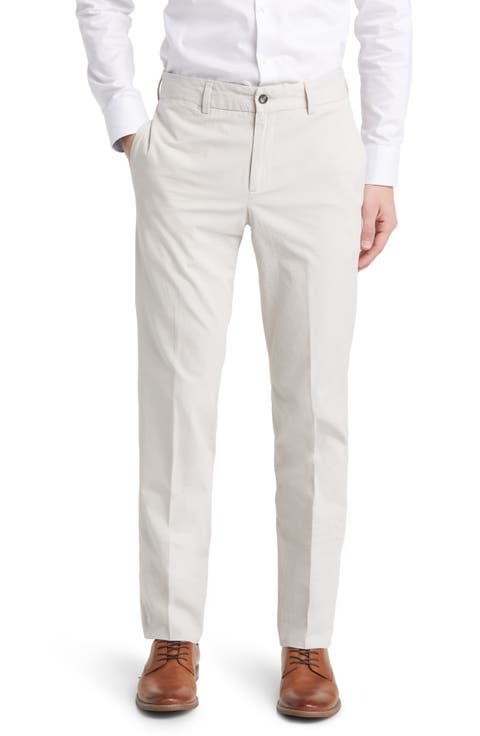 Trim Fit Cotton Poplin Dress Pants (Regular & Big)