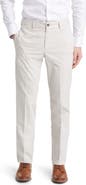 Berle Trim Fit Cotton Poplin Dress Pants