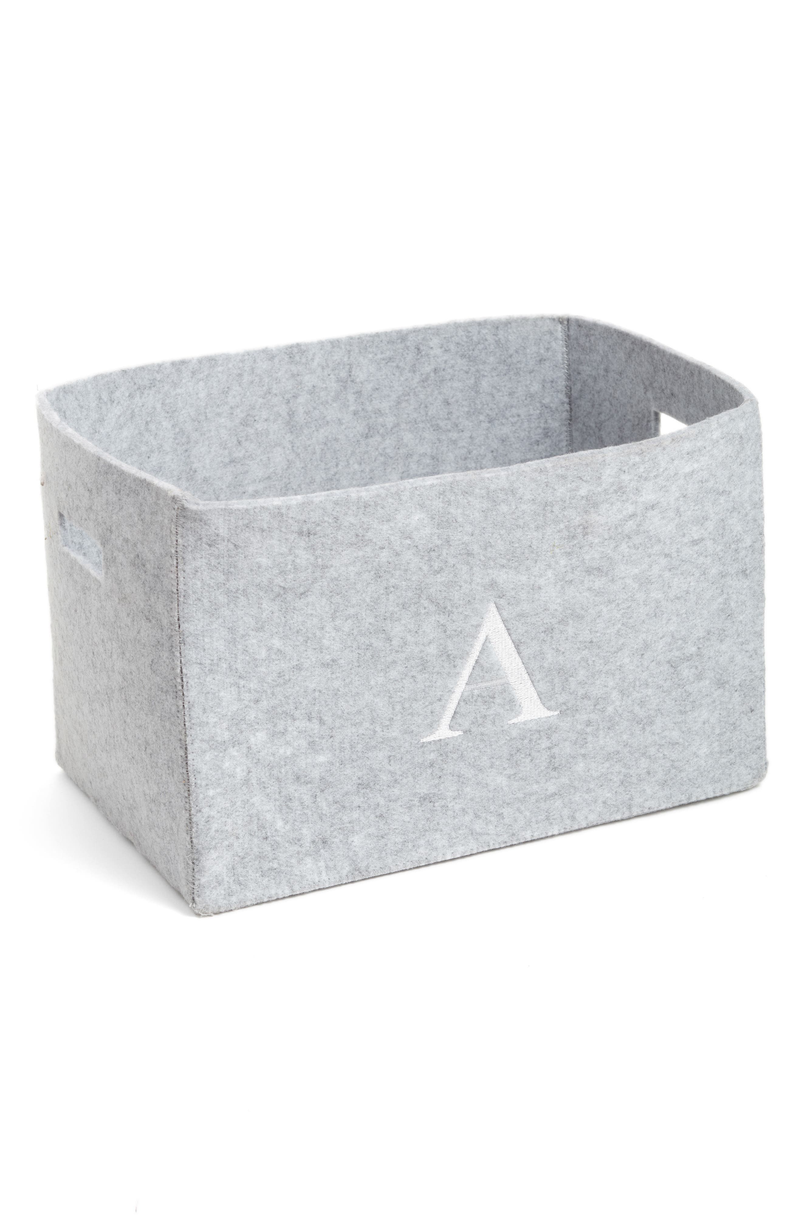 Levtex Felt Initial Storage Bin 
