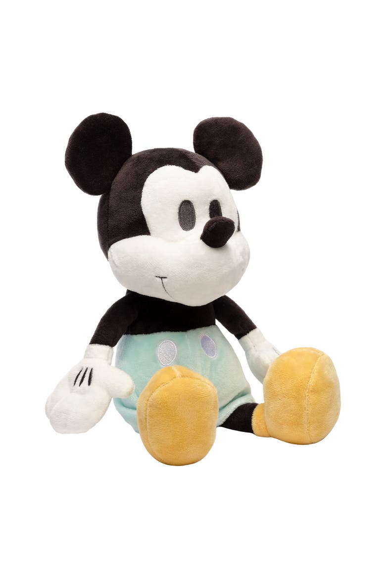 Disney Baby Classic Mickey Mouse Plush Stuffed Animal Toy, Alternate, color, Black
