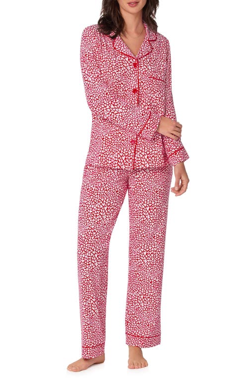 Bedhead Pajamas Print Stretch Organic Cotton Pajamas In Pink