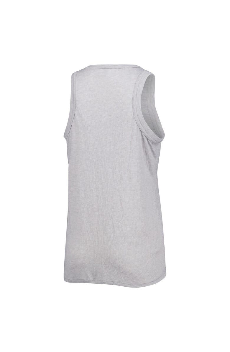 SOFT AS A GRAPE Women's Soft as a Grape Gray San Francisco Giants Tri-Blend Tank Top, Alternate, color, Gray