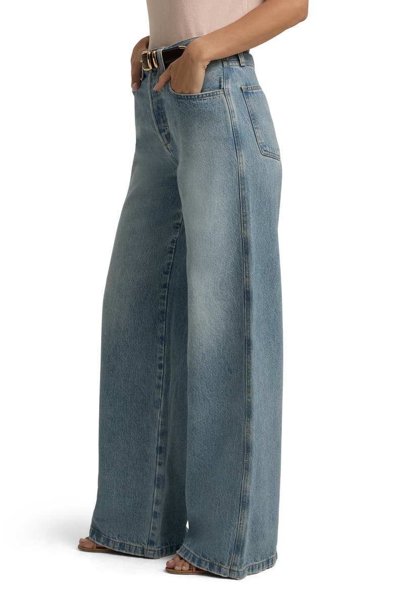 The Masha Super High Waist Wide Leg Jeans, Alternate, color, LOS FELIZ