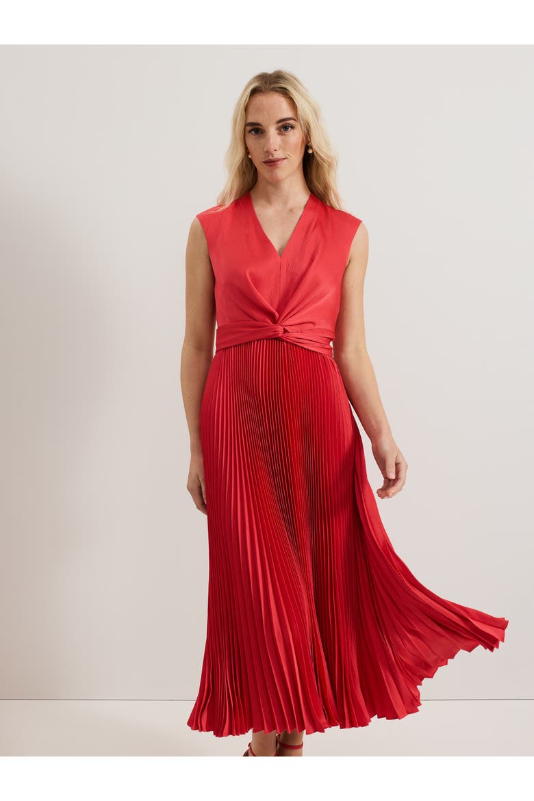 Celestia V-Neck Wrap Dress, Alternate, color, Pink