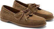 MANGO Leather Boat Shoe