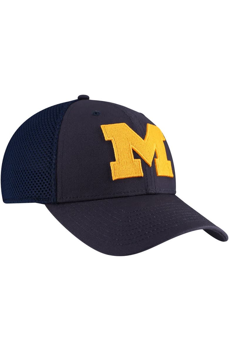 TOP OF THE WORLD Men's Top of the World Navy Michigan Wolverines Spacer Flex Hat, Alternate, color, 