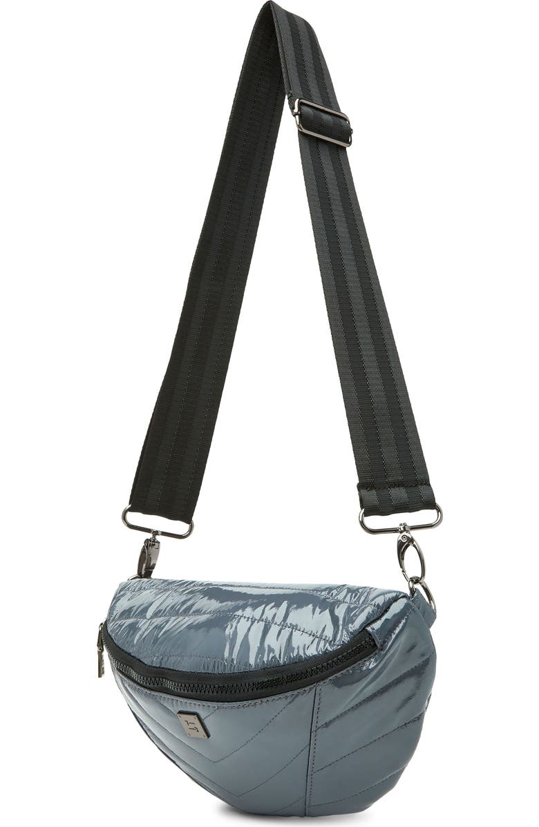 THINK ROYLN Little Runaway Shoulder Bag, Alternate, color, Carbon Patent