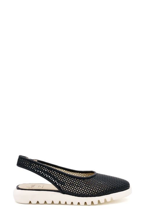 Amalfi By Rangoni Egregio Slingback Sneaker In Black Vapor
