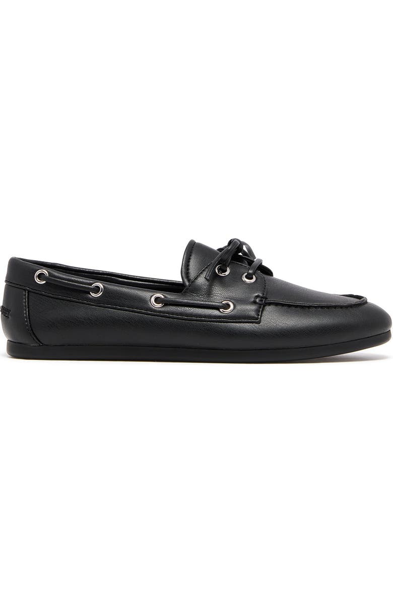 Therapy Australia Sailor Boat Shoe, Alternate, color, Black Pu