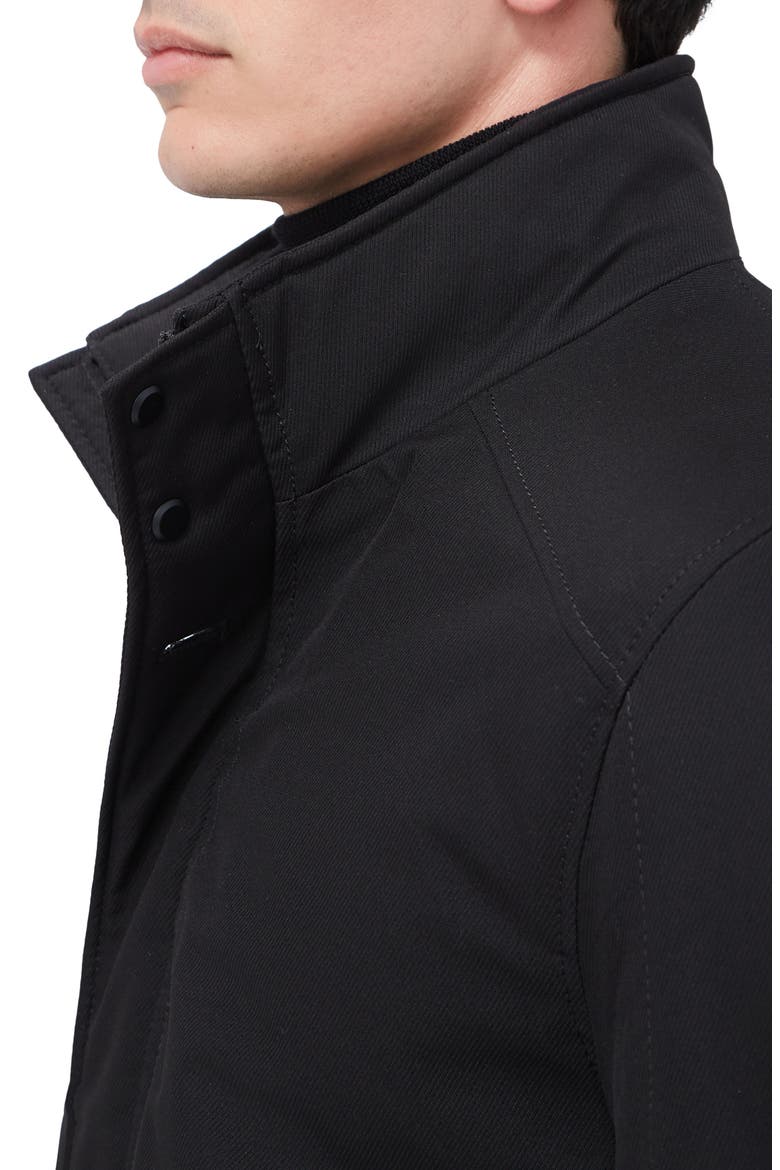Water Repellent Twill Jacket with Bib, Alternate, color, CAVIAR