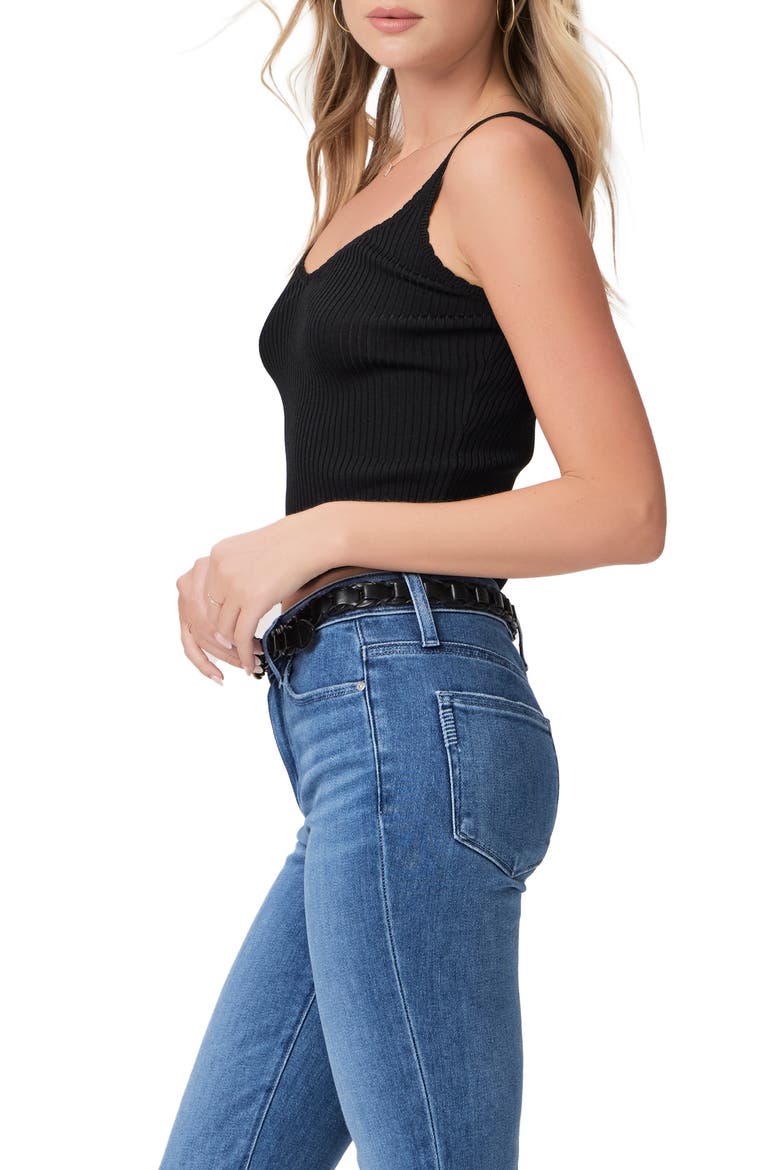Odile Rib Sweater Tank, Alternate, color, BLACK