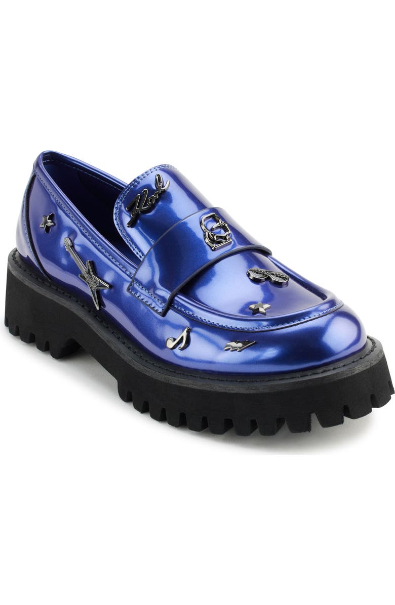 KARL LAGERFELD PARIS Gaston Rocker Lug Sole Loafer, Main, color,