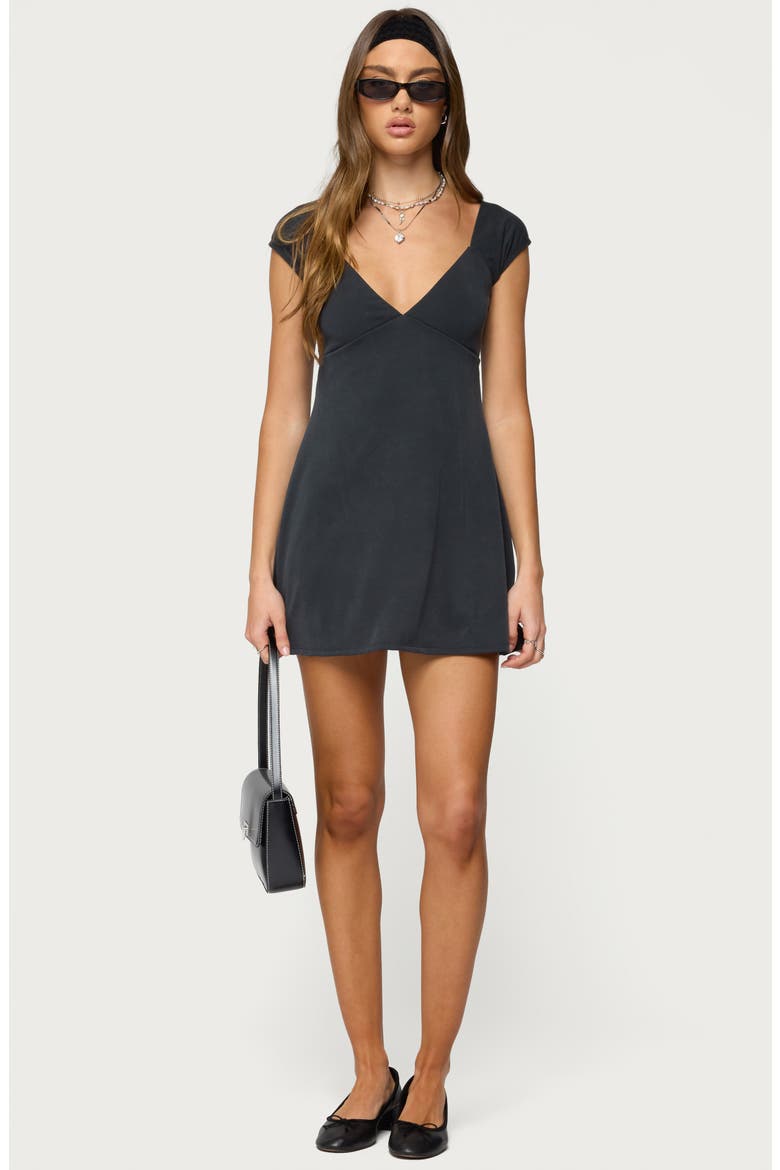 Sarona V-Neck Romper, Alternate, color, DARK-GRAY