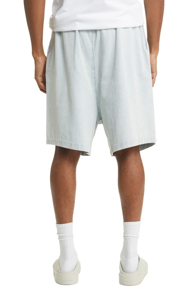 Fear of God Essentials Relaxed Cotton Denim Shorts, Alternate, color,