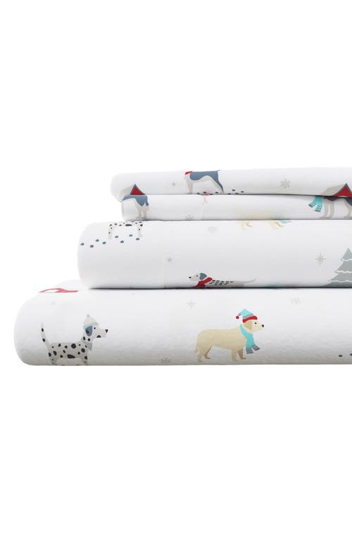 Woven & Weft Turkish Cotton Flannel Holiday Sheet Set