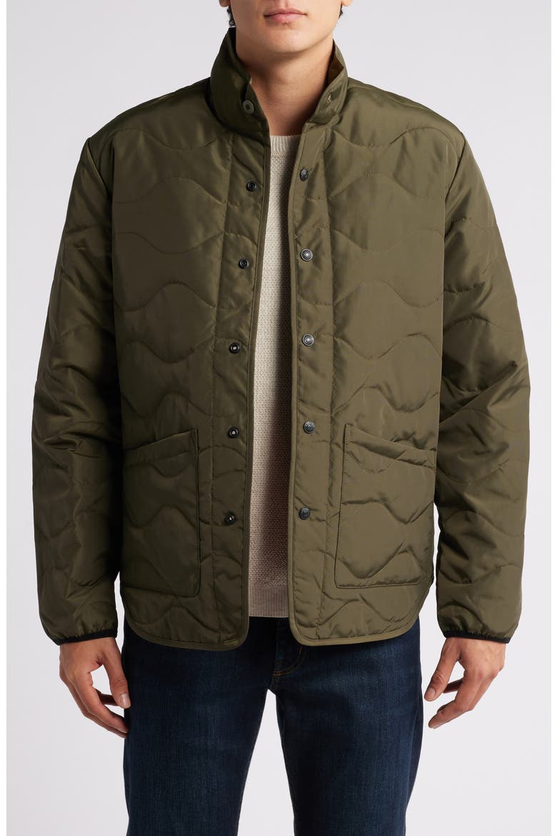 Wrinkle Resistant Down Military Jacket (Men) | Nordstrom